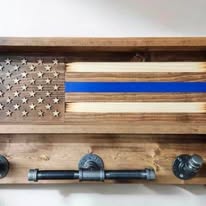 Charred Rustic Wooden Flag